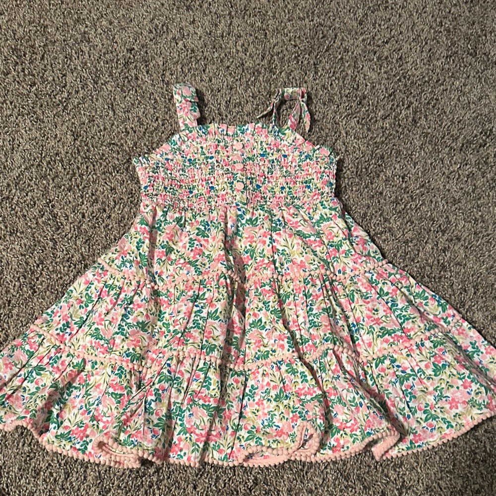 Joie Floral Kids Dress - Pink and Green
